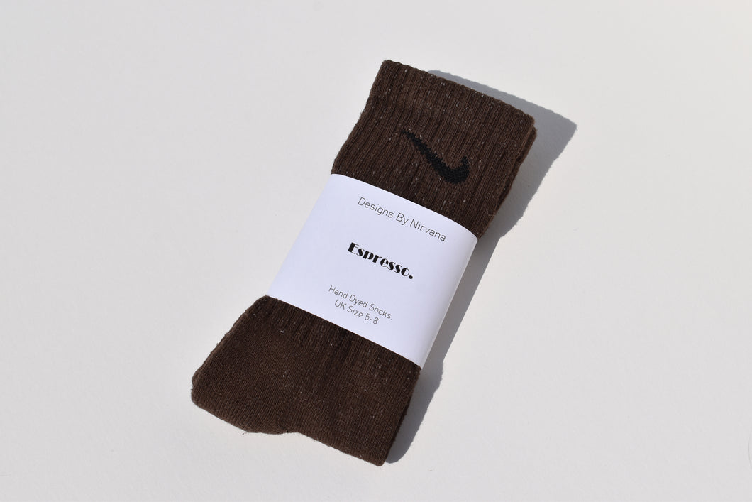 Espresso Nike Socks